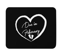 Tapis de souris 30 x 24,9 cm Tapis de souris Due in February Future Mom Baby Bump
