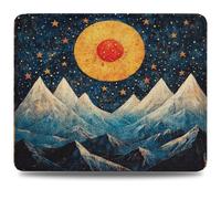 Tapis de Souris, 30 x 25cm Tapis de Bureau Mouse Pad Rêve, Base en Caoutchouc Imperméable et Antidérapante, Offrez-Vous Une Glisse Ultra-Douce et Un Suivi Optimal, pour Travail, Jeux Montagne 0d-772