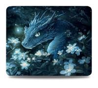 Tapis de Souris, 34 x 28cm Tapis de Bureau Mouse Pad Animal, Base en Caoutchouc Imperméable et Antidérapante, Offrez-Vous Une Glisse Ultra-Douce et Un Suivi Optimal, pour Travail, Jeux Rêve 0d-777