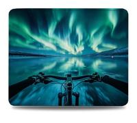 Tapis de Souris, 34 x 28cm Tapis de Bureau Mouse Pad Aurore, Base en Caoutchouc Imperméable et Antidérapante, Offrez-Vous Une Glisse Ultra-Douce et Un Suivi Optimal, pour Travail, Jeux Rêve 0d-786