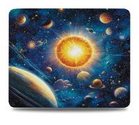 Tapis de Souris, 34 x 28cm Tapis de Bureau Mouse Pad Boule de feu, Base en Caoutchouc Imperméable et Antidérapante, Offrez-Vous Une Glisse Ultra-Douce et Un Suivi Optimal, pour PC/Mac, Rêve 0d-785