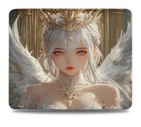 Tapis de Souris, 34 x 28cm Tapis de Bureau Mouse Pad Rêve, Base en Caoutchouc Imperméable et Antidérapante, Offrez-Vous Une Glisse Ultra-Douce et Un Suivi Optimal, pour Travail, Jeux Beauté 0d-710