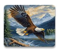 Tapis de Souris - 420 x 350 x 3mm, Tapis Souris d'Ordinateur, Base Caoutchouc Anti-Dérapant, Glissement Facile, Résistant, Portable sous Main Bureau Animal pour PC, Ordinateur, Aigles (3) c0-199