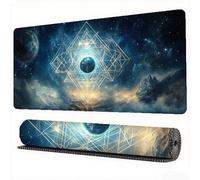 Tapis de Souris 600 x 300 x 3 mm Ciel étoilé Tapis de Souris XXL Rêve, Base Antidérapant Étanche Caoutchouc Bords Mouse Pad Précision et Vitesse Améliorées, pour Gamer Ordinateur Bureau, Model376