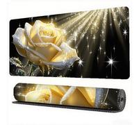 Tapis de Souris 700 x 400 x 3 mm Rose Tapis de Souris XXL Rêve, Base Antidérapant Caoutchouc Coutures sur Les Bords Mouse Pad Précision et Vitesse Améliorées, pour Gamer Ordinateur Bureau, Model667