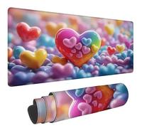 Tapis de Souris 700 x 400 x 3 mm Tapis de Bureau Amour Mousepad e-2