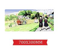 Tapis De Souris 700X300Mm De Tapis De Dessin Animé De Fille Mignonne, Grand Tapis De Souris De Jeu Professionnel XXL Étendu avec Une Base Épaisse De 3 Mm, pour Ordinateurs Portables, Pc, E