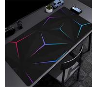 Tapis De Souris 800x400x3mm, Cube Lumineux Grand Tapis de Souris Gaming, Gamer Mouse Pad avec Coutures sur Les Bords, Base en Caoutchouc Naturel Antidérapante, Lavable sous Main Bureau