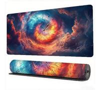 Tapis de Souris 900 x 400 x 3 mm Fantaisie Tapis de Souris XXL Boussole, Base Antidérapant Étanche Caoutchouc Bords Mouse Pad Précision et Vitesse Améliorées, pour Gamer Ordinateur Bureau, Model328