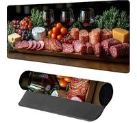 Tapis de Souris 900x400x3mm Fruit, Tapis de Souris XXL Gaming Nourriture, Grand Mouse Pad avec Rubber Base, Gaming Accessoire Bureau, Haute Précision et Vitesse, sous Main Bureau, pour Gamer, M-1831