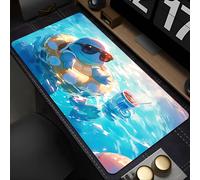 Tapis de souris 90x40cm Pokemon Squirtle, pour ordinateur portable, clavier d'ordinateur, tapis de souris PC, tapis de clavier pour joueurs, décoration de bureau TK-0000004632