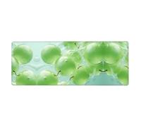 Tapis de souris à bords verts raisins pour une utilisation dans les bureaux, bibliothèques et maisons (30 cm × 80 cm)