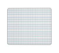 Tapis de souris à grille bleue et rose - Base en caoutchouc antidérapant - Tapis de bureau de jeu étendu - Tapis de clavier personnalisé pour PC, ordinateur portable, bureau, maison