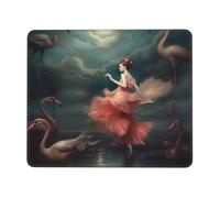 Tapis de souris « A night of miracles and magic » avec bords cousus, confortable avec base en caoutchouc antidérapant, lavable, pour ordinateur portable, bureau, 17,8 x 21,8 cm