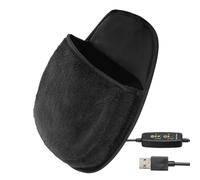 Tapis de Souris à Trois Réglages en PVC et Peluche Noir USB Chauffant | Maison et Bureau, Surface Lisse, Résistance à Déformation, Antidéchirure