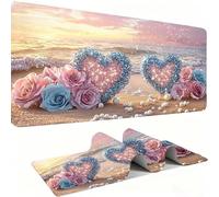 Tapis de Souris AAA XXL 1000 x 500 mm Grand Tapis de Bureau Bords Cousus Imperméable Antidérapant,Ordinateur Portable Améliore la précision et la Vitesse. Gamer, Ordinateur, Amour Papillon 1 w0w-1240