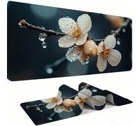 Tapis de Souris AAA XXL 1200 x 600 mm Grand Tapis de Bureau Bords Cousus Imperméable Antidérapant,Ordinateur Portable Améliore la précision et la Vitesse. Gamer, Ordinateur, Fleur Paysage 9 w0w-503