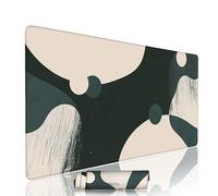 Tapis de Souris Abstrait sous Main Bureau Tapis de Souris Gaming XXL 1400x600x3mm Mouse Pad Caoutchouc Couleur Unie Grand sous Main Gamer Accessoires PC Imperméable, pour Clavier Ordinateur w-6060