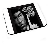 Tapis de souris Affiche de motivation / how you lived / bruce lee G