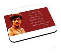 Tapis de souris Affiche de motivation / i fear not the man / bruce lee G