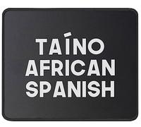 Tapis De Souris African Spanish Funny Puerto Rican Pride Mousepad Anti-Dérapant Mouse Pad Parfait Tapis De Bureau pour Travail Voyage Claviers 25X30CM