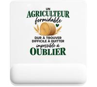 Tapis de Souris Agriculteur Formidable | Tapis Ergonomique 22 × 18 cm Repose-Poignet Mousse | Bureau Télétravail Études | Idée Cadeau Paysan Collègue Noël