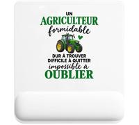 Tapis de Souris Agriculture Formidable | Tapis Ergonomique 22 × 18 cm Repose-Poignet Mousse | Bureau Télétravail Études | Idée Cadeau Agriculteur Collègue Noël