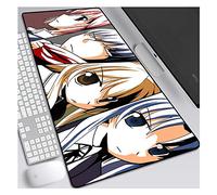Tapis De Souris Aisaka Taiga Speed Gaming, Tapis De Souris 900X400 Mm, Large Tapis De Souris Grand Format XXL avec Base Épaisse De 3 Mm, Précision Et Rapidité Parfai