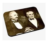 Tapis de souris Albert einstein et charlie chaplin original cinéma G