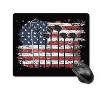 Tapis De Souris Americam Golf Flag Accessoires De Jeu Portable Mouse Pad Glissement Facile sous-Main pour Gaming Bureau Ordinateur Portable XL