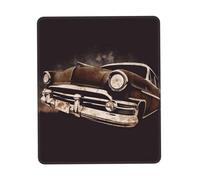 Tapis De Souris American Car in Brown Tapis Souris Résistant Aux Eclaboussures Mousepad Durable sous-Main pour Bureau Ordinateur Portable Jeu L
