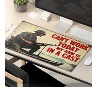 Tapis de souris amusant Can'T Work Today, My Arm Is In A Cast. Tapis de souris amusant pour bureau