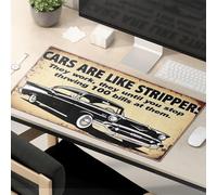 Tapis de souris amusant Cars Are Like Strippers They Work Until You Stop Throwing Money At Them. Tapis de souris motivant Tapis de souris Kawaii Accessoires de bureau