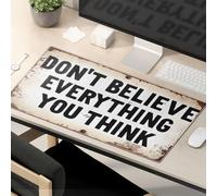 Tapis de souris amusant « Don't Believe Everything You Think » - Tapis de souris chat - Tapis de souris pour bureau