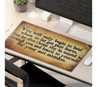 Tapis de souris amusant Guérir en pardonnant et apprenant. Tapis de souris amusant pour bureau