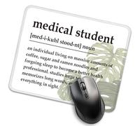 Tapis de souris amusant pour bureau, cadeau d'étudiant en médecine pour femmes et hommes, cadeaux de remise de diplôme, cadeaux de semaine MA, cadeaux d'anniversaire de Noël pour étudiants en médecine