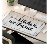 Tapis de souris amusant pour bureau dans cette cuisine, nous dansons. Grand tapis de souris pour jeux vidéo