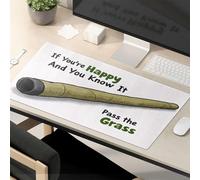 Tapis de souris amusant pour bureau If You'Re Happy And You Know It, Pass The Grass. Tapis de souris sarcastique mignon tapis de souris