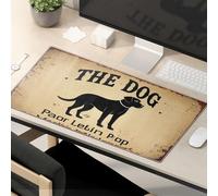 Tapis de souris amusant pour bureau The Dog Paor Letin Pop Tapis de souris de bureau Tapis de souris This Is Fine