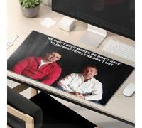 Tapis de souris amusant pour bureau « We Don'T Need Money, We Don'T Have To Impress People We Don'T Like » Grand tapis de souris de jeu