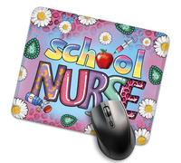 Tapis de souris amusant pour infirmière d'école, cadeau de remise de diplôme pour étudiant en sciences infirmières, cadeaux d'infirmière pour femme, cadeaux de reconnaissance de la semaine des
