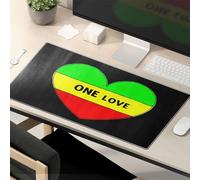 Tapis de souris amusant pour le travail avec un cœur avec un amour écrit dessus. Tapis de souris Tapis de souris Gaming Fun Accessoires de bureau