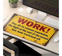 Tapis de souris amusant pour le travail ! Day Is Current Yworkdola, The Light At The End Of The Tunnel Mouse Pad Gaming Mouse Pad Cute Mouse Pad