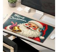 Tapis de souris amusant pour le travail, Merry Christmas, Jolly Santa Claus Tapis de souris de jeu Tapis de souris mignon
