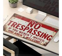 Tapis de souris amusant pour le travail sans encombrement. Keep Out! Tapis de souris Tapis de souris Gaming Fun Accessoires de bureau