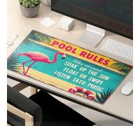 Tapis de souris amusant pour se détendre, nager, flotter, prendre un bain de soleil, profiter de la musique tatu tapis de souris de motivation Kawaii accessoires de bureau