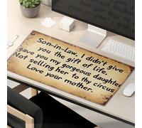 Tapis de souris amusant Son-in-Law, I Didn'T Give You The Gift Of Life. Tapis de souris amusant pour bureau