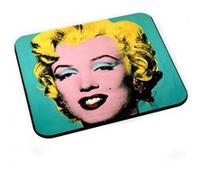 Tapis de souris Andy warhol portrait marilyn monroe pin up bleu pop art Bleu G