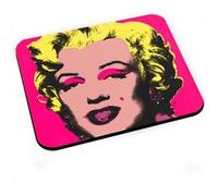 Tapis de souris Andy warhol portrait marilyn monroe pin up rose pop art Rose G