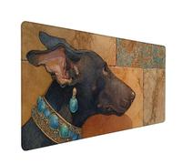 Tapis de Souris Animal, ModèLe Sous Main Bureau 600x300x3mm, Tapis de Souris XXL Gaming avec Rubber Base, Accessoire Bureau, Mouse Pad avec Coutures sur Les Bords, Grand Clavier Pad, pour Gamer G-2980